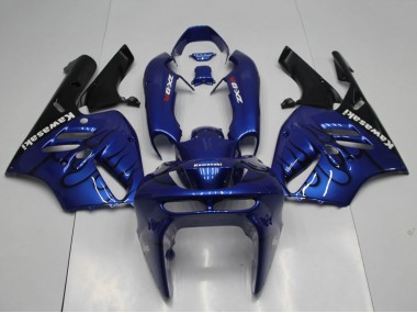 Carenados Moto Kawasaki ZX9R 1994-1997 - Azul Negro Llama Baratos