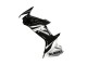 Carenado Moto Suzuki GSXR 600 / GSXR 750 2011-2024 - Negro Brillante Plata Baratos
