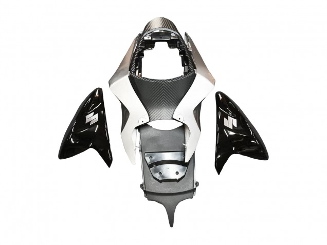 Carenado Moto Suzuki GSXR 600 / GSXR 750 2011-2024 - Negro Brillante Plata Baratos
