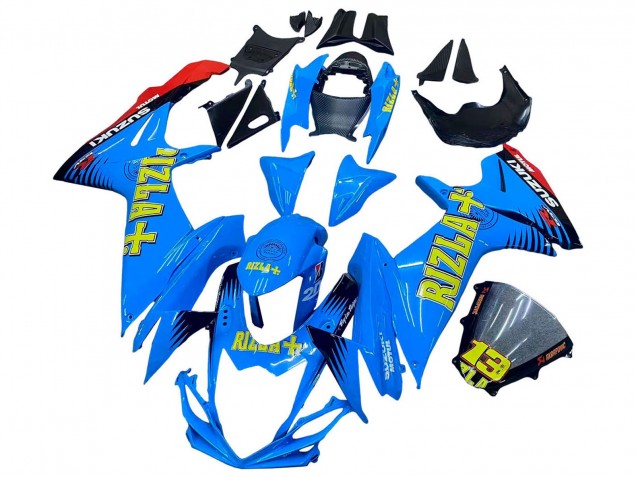 Carenados Moto Suzuki GSXR 600 / GSXR 750 2011-2024 - Azul Oro Rojo Negro Rizla Baratos