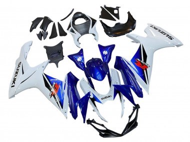 Carenado Moto Suzuki GSXR 600 / GSXR 750 2011-2024 - Blanco Azul Rojo Baratos
