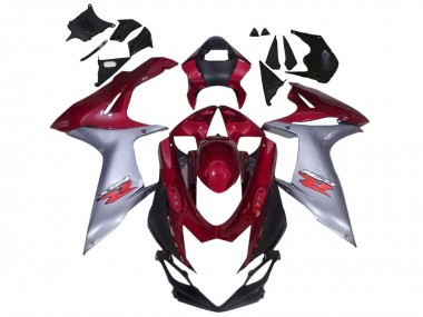 Carenados Moto Suzuki GSXR 600 / GSXR 750 2011-2024 - Rojo Plata Baratos