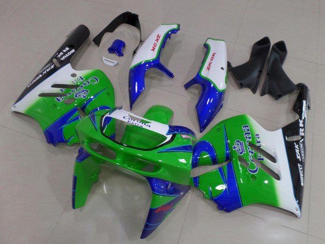 Carenados Moto Kawasaki ZX9R 1994-1997 - Blanco Azul Verde Negro Corona Extra Baratos