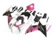 Carenados Moto Suzuki GSXR 600 / GSXR 750 2011-2024 - Blanco Rosa Negro Corona Baratos