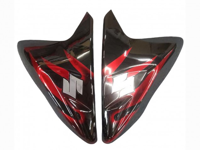 Carenados Moto Suzuki GSXR 600 / GSXR 750 2011-2024 - Negro Brillante Rojo Llama Baratos