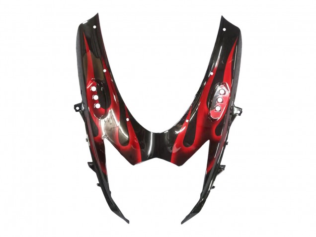 Carenados Moto Suzuki GSXR 600 / GSXR 750 2011-2024 - Negro Brillante Rojo Llama Baratos