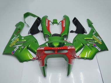 Carenados Moto Kawasaki ZX9R 1994-1997 - Verde Rojo Elf Dunlop Baratos