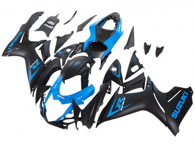 Carenado Moto Suzuki GSXR 600 / GSXR 750 2011-2024 - Azul Negro Mate Baratos