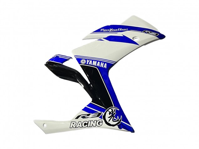 Carenados Moto Yamaha YZF R3/R25 2015-2018 - Blanco Azul Negro Carrera Baratos
