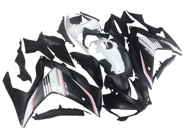 Carenado Moto Yamaha YZF R3/R25 2015-2018 - Blanco Rojo Negro Mate Baratos