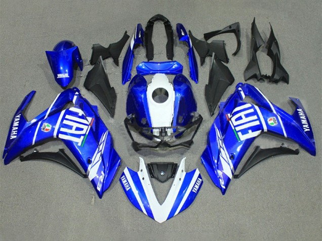 Carenados Moto Yamaha YZF R3/R25 2015-2018 - Azul Blanco Fiat Baratos