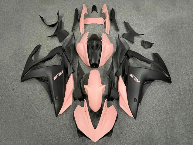 Carenados Moto Yamaha YZF R3/R25 2015-2018 - Rosa Negro Mate Baratos