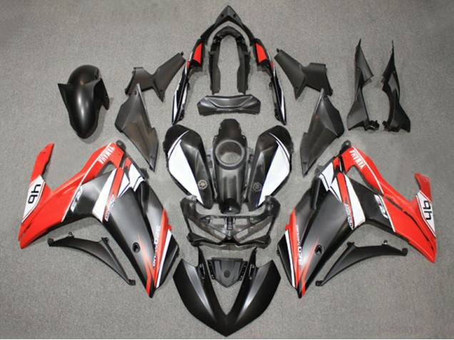 Carenados Moto Yamaha YZF R3/R25 2015-2018 - Blanco Rojo Negro Mate 46 Baratos