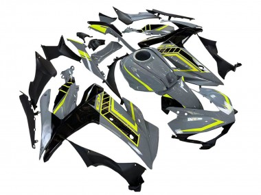 Carenados Moto Yamaha YZF R3/R25 2015-2018 - Nardo Gris Neon Amarillo Negro Baratos