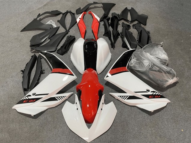 Kits Carenado Moto Yamaha YZF R3/R25 2015-2018 - Blanco Rojo Negro Baratos