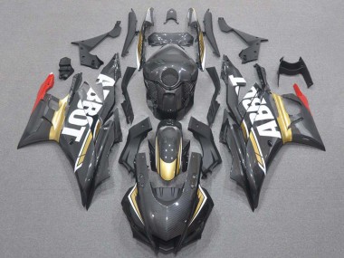 Carenados Moto Yamaha YZF R3/R25 2019-2021 - Rojo Oro Negro FibraCarbono Estilo Baratos