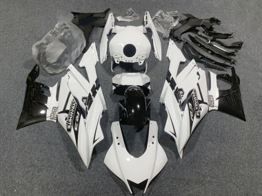 Carenados Moto Yamaha YZF R3/R25 2019-2021 - Blanco Negro Brillante Baratos