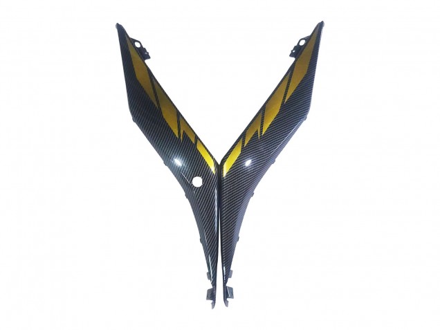 Carenados Moto Yamaha YZF R3/R25 2019-2021 - Oro Negro FibraCarbono Baratos