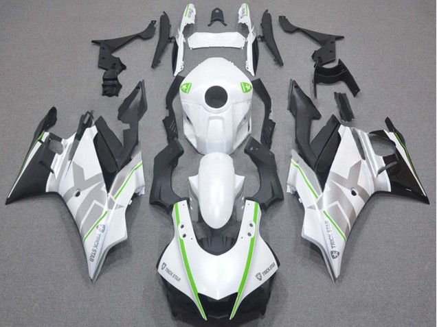 Carenados Moto Yamaha YZF R3/R25 2019-2021 - Blanco Verde Plata Negro Baratos