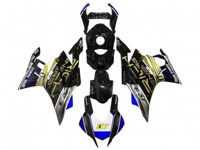 Carenados Moto Yamaha YZF R3/R25 2019-2021 - Blanco Azul Negro Oro Trick Star 07 Baratos