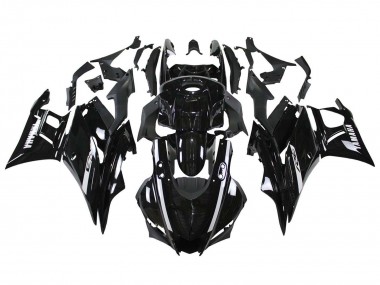 Carenados Moto Yamaha YZF R3/R25 2019-2021 - Negro Brillante Blanco Baratos
