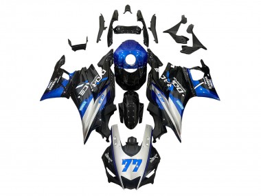 Carenados Moto Yamaha YZF R3/R25 2019-2021 - Plata Azul Negro 77 Baratos