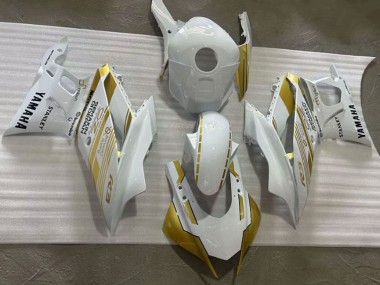 Carenados Moto Yamaha YZF R3/R25 2019-2021 - Blanco Oro Semakin Didepan Baratos
