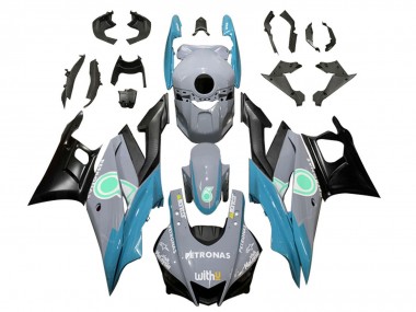 Carenados Moto Yamaha YZF R3/R25 2019-2021 - Nardo Gris Azul Negro Petronas Baratos