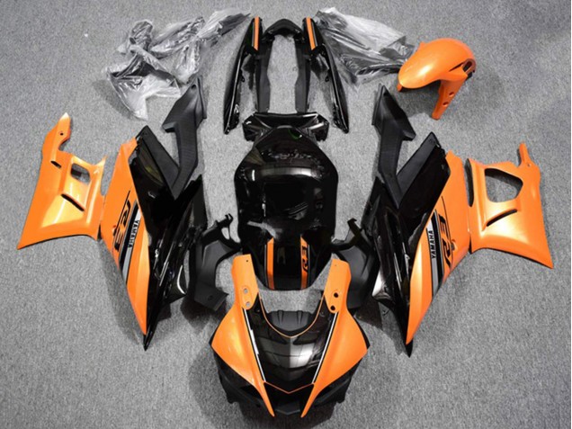 Carenados Moto Yamaha YZF R3/R25 2019-2021 - Naranja Negro Brillante Baratos