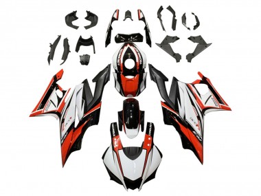 Carenado Moto Yamaha YZF R3/R25 2019-2021 - Blanco Rojo Negro Baratos