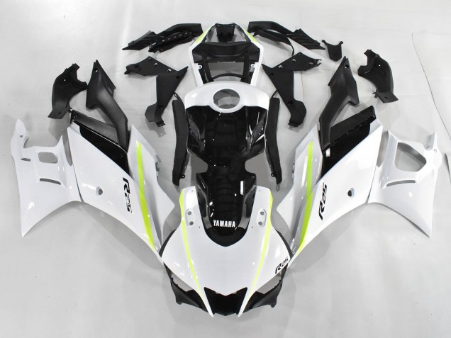 Carenados Moto Yamaha YZF R3/R25 2019-2021 - Blanco Verde Negro Baratos