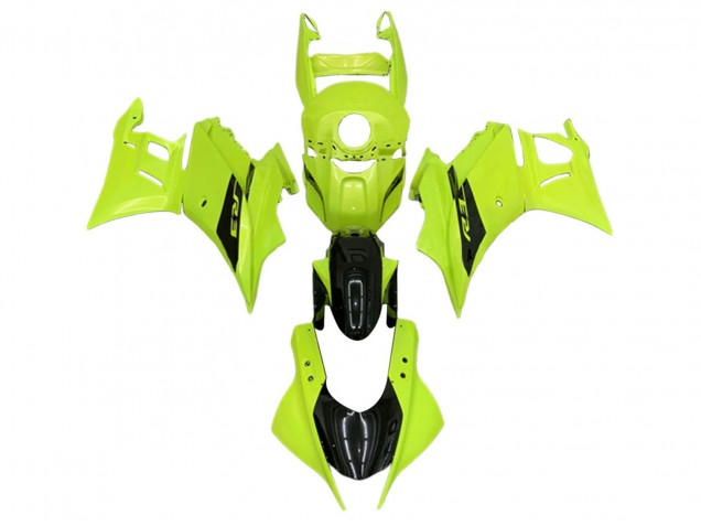 Carenados Moto Yamaha YZF R3/R25 2019-2021 - Neon Verde Negro Baratos