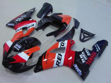 Carenado Moto Yamaha YZF R1 2000-2001 - Naranja Blanco Rojo Negro Repsol Baratos