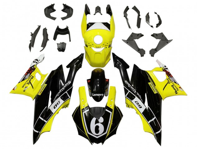 Carenados Moto Yamaha YZF R3/R25 2022-2024 - Amarillo Blanco Negro Lenovo 6 Baratos