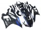 Carenados Moto Yamaha YZF R3/R25 2022-2024 - Marble Negro Plata Azul Falsificado FibraCarbono Estilo Baratos