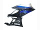 Carenados Moto Yamaha YZF R3/R25 2022-2024 - Marble Negro Plata Azul Falsificado FibraCarbono Estilo Baratos