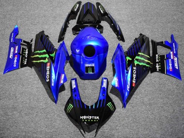 Carenados Moto Yamaha YZF R3/R25 2022-2024 - Azul Verde Negro Monstruo ENEOS Yamalube Baratos