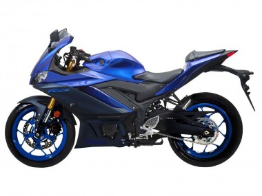 Carenado Moto Yamaha YZF R3/R25 2022-2024 - Azul Negro Mate Baratos