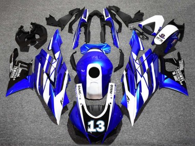 Carenados Moto Yamaha YZF R3/R25 2022-2024 - Azul Blanco Negro Petronas Yamalube 13 Baratos