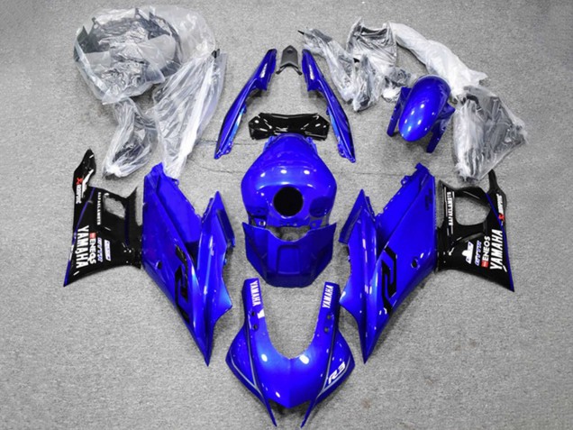 Carenados Moto Yamaha YZF R3/R25 2022-2024 - Azul Negro ENEOS Baratos