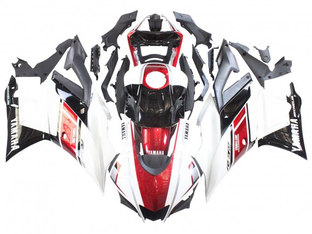 Carenados Moto Yamaha YZF R3/R25 2022-2024 - Blanco Rojo Negro Yamalube Baratos