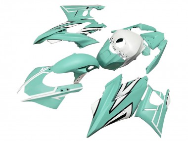 Carenados Moto Yamaha YZF R3/R25 2022-2024 - Verde Claro Blanco Negro Raya Baratos