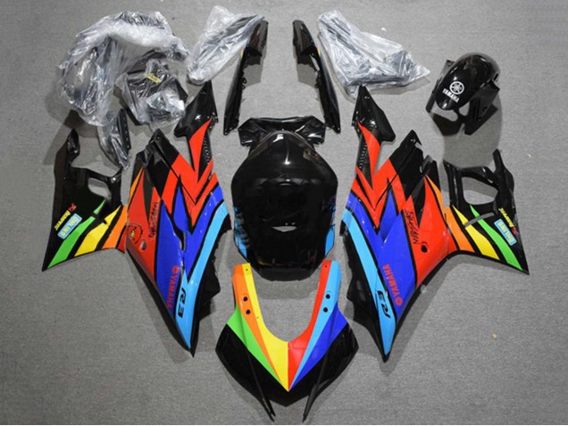 Carenados Moto Yamaha YZF R3/R25 2022-2024 - Negro Brillante Azul Rojo Amarillo Verde Baratos