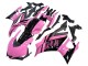 Carenados Moto Yamaha YZF R3/R25 2022-2024 - Rosa Negro Brillante Monstruo Baratos