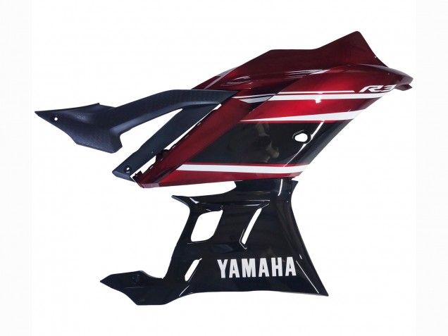 Carenado Moto Yamaha YZF R3/R25 2022-2024 - Rojo Blanco Negro Brillante Baratos