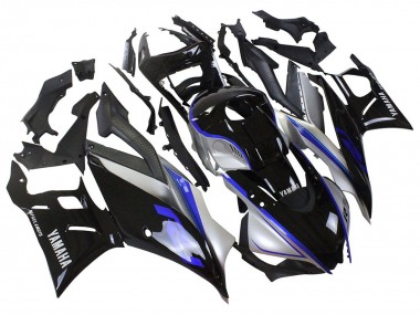 Carenados Moto Yamaha YZF R3/R25 2022-2024 - Plata Azul Negro Brillante Baratos
