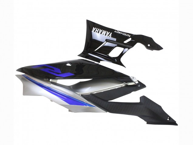 Carenados Moto Yamaha YZF R3/R25 2022-2024 - Plata Azul Negro Brillante Baratos