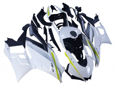 Carenados Moto Yamaha YZF R3/R25 2022-2024 - Blanco Amarillo Negro Baratos