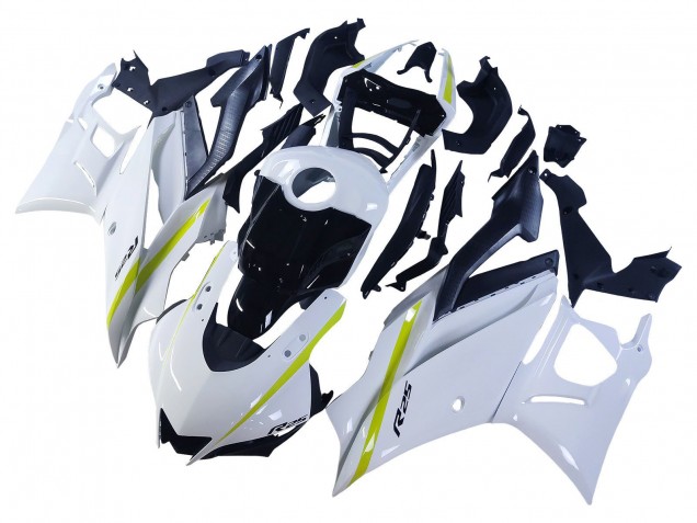 Carenados Moto Yamaha YZF R3/R25 2022-2024 - Blanco Amarillo Negro Baratos