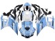 Carenados Moto Yamaha YZF R3/R25 2022-2024 - Blanco Azul Claro Baratos